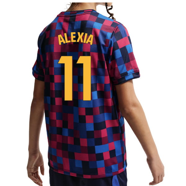 2026-2027 Barcelona Pre Match Shirt (Kids) (Alexia 11)