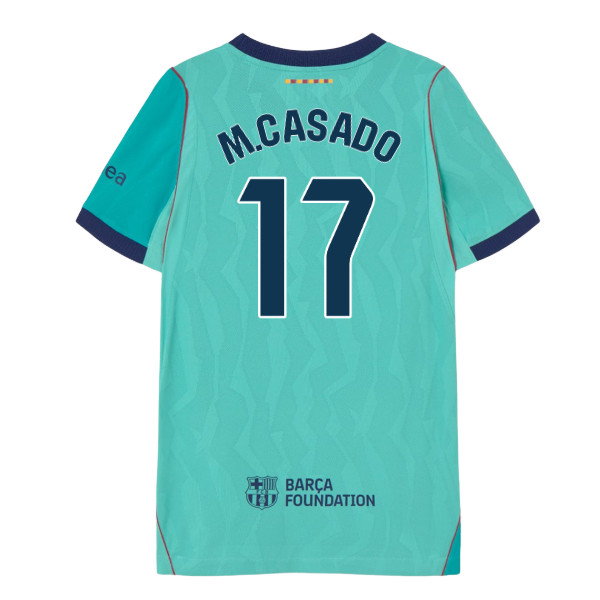 2026-2027 Barcelona Third Shirt (Kids) (M.Casado 17)