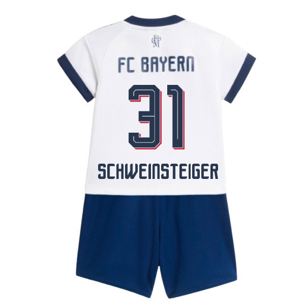 2026-2027 Bayern Munich Away Baby Kit (Schweinsteiger 31)
