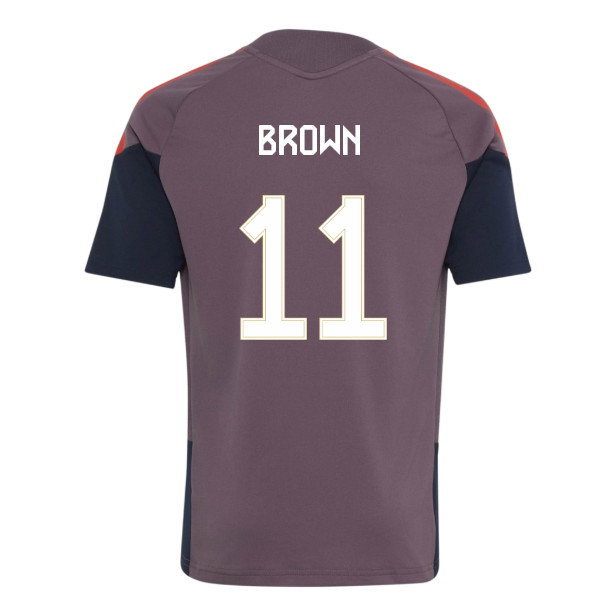 2026-2027 Bayern Munich EU Training Jersey (Shadow Fig) - Kids (Brown 11)