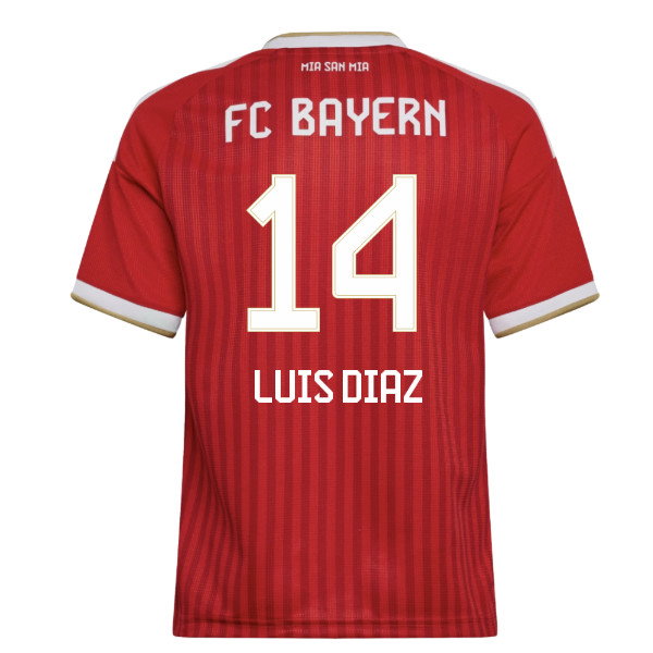 2026-2027 Bayern Munich Home Shirt (Kids) (Luis Diaz 14)