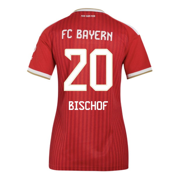 2026-2027 Bayern Munich Home Shirt (Womens) (Bischof 20)