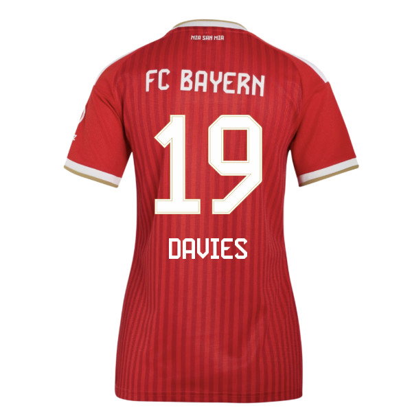 2026-2027 Bayern Munich Home Shirt (Womens) (Davies 19)
