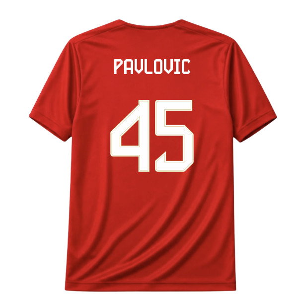 2026-2027 Bayern Munich Home SUPPORTER Shirt (Kids) (Pavlovic 45)
