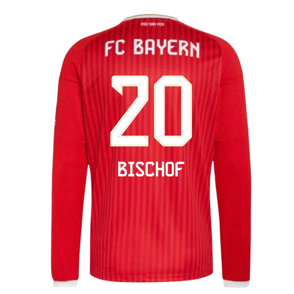 2026-2027 Bayern Munich Long Sleeve Home Shirt (Bischof 20)