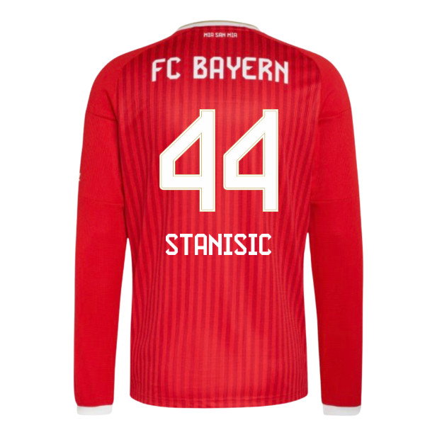 2026-2027 Bayern Munich Long Sleeve Home Shirt (Stanisic 44)