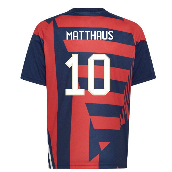 2026-2027 Bayern Munich Pre-Match Shirt (Night Indigo) - Kids (Matthaus 10)