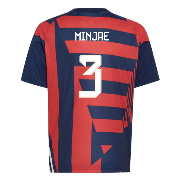 2026-2027 Bayern Munich Pre-Match Shirt (Night Indigo) - Kids (Minjae 3)