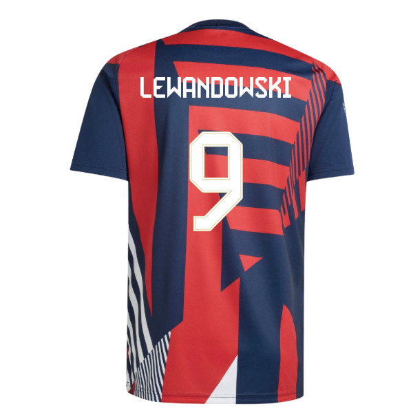 2026-2027 Bayern Munich Pre-Match Shirt (Night Indigo) (Lewandowski 9)