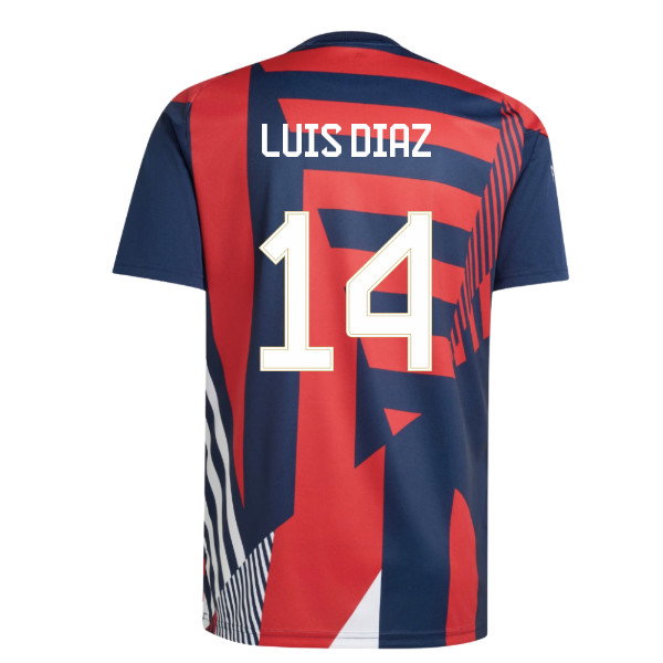 2026-2027 Bayern Munich Pre-Match Shirt (Night Indigo) (Luis Diaz 14)