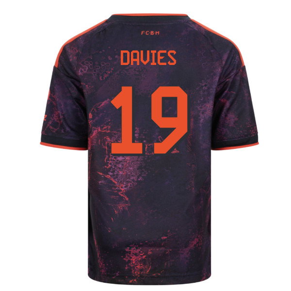 2026-2027 Bayern Munich Third Shirt (Kids) (Davies 19)