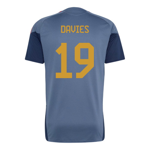 2026-2027 Bayern Munich Training Jersey (Preloved Ink) (Davies 19)