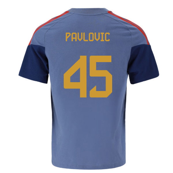 2026-2027 Bayern Munich Training Tee (Preloved Ink) (Pavlovic 45)