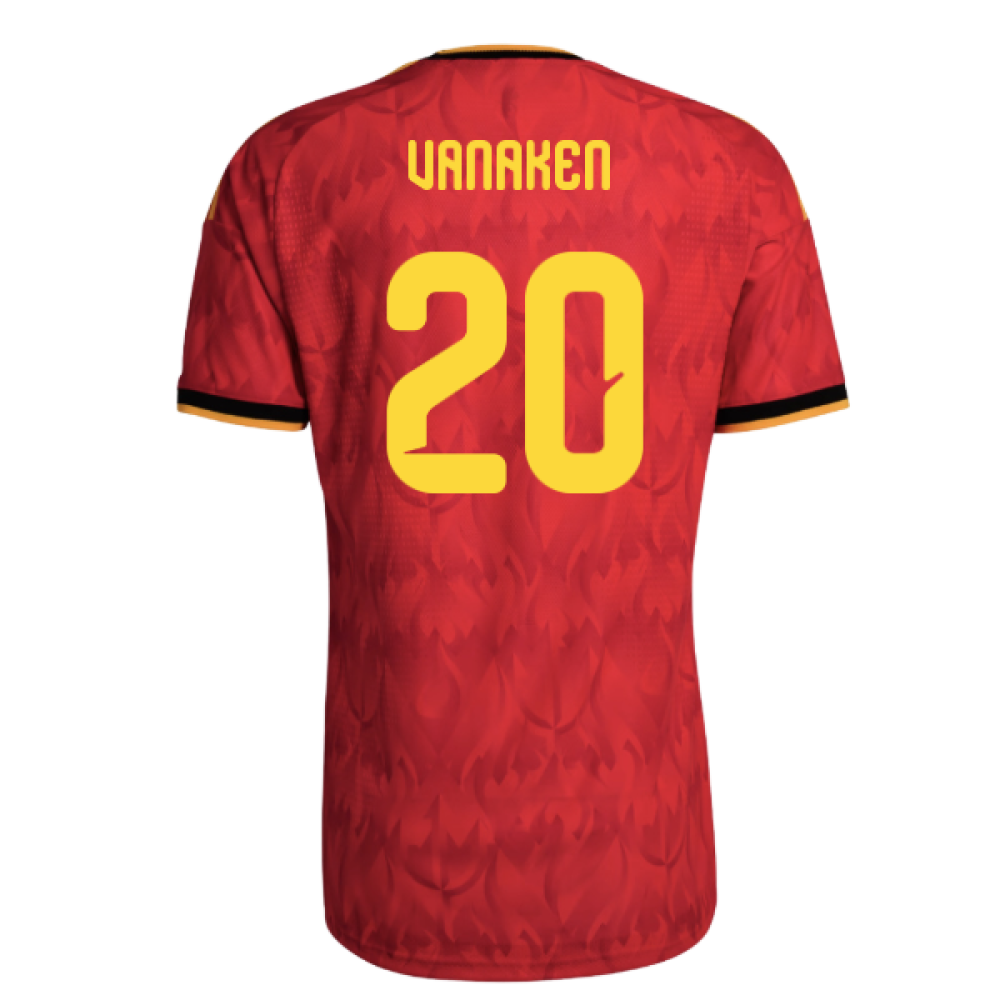 2026-2027 Belgium Authentic Home Shirt (Vanaken 20)
