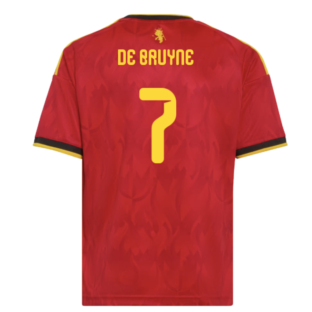 2026-2027 Belgium Home Shirt (Kids) (De Bruyne 7)