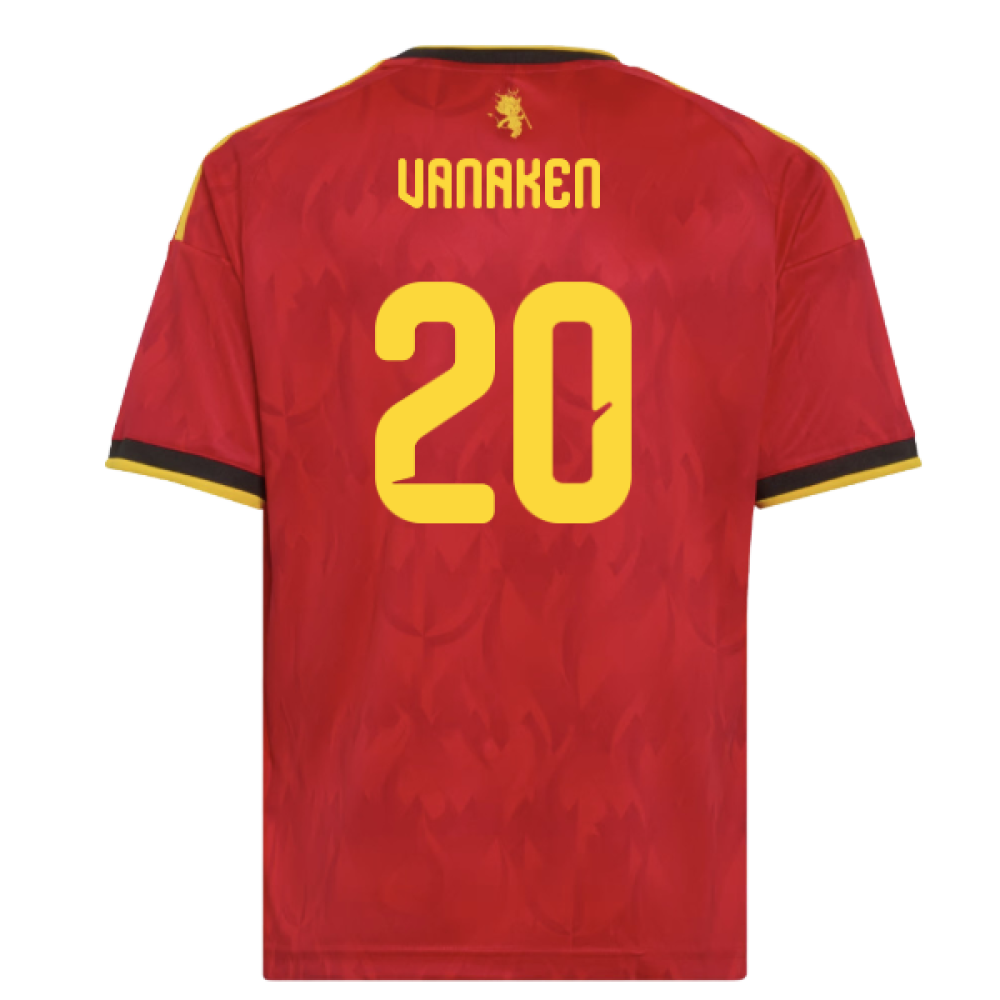2026-2027 Belgium Home Shirt (Kids) (Vanaken 20)