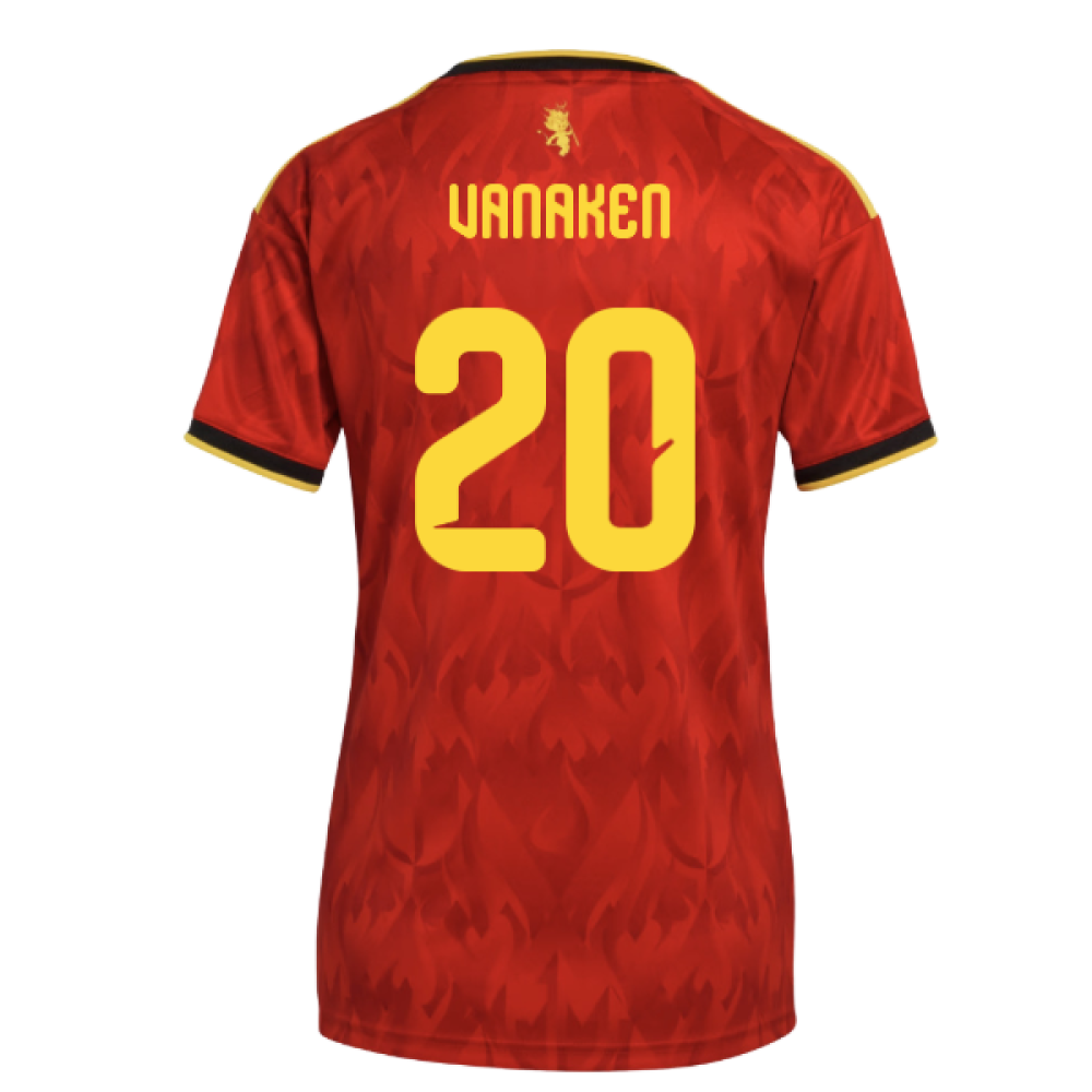 2026-2027 Belgium Home Shirt (Womens) (Vanaken 20)