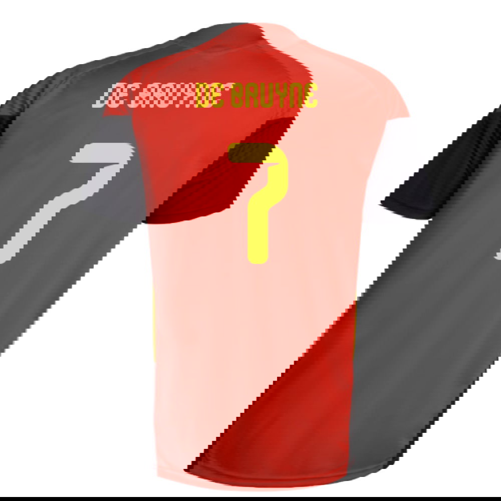 2026-2027 Belgium Training Jersey (Red) (De Bruyne 7)