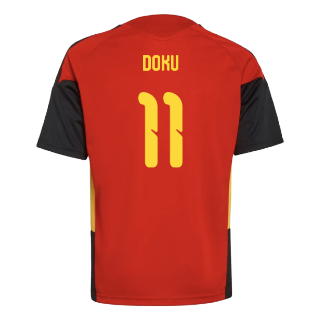 2026-2027 Belgium Training Jersey (Red) - Kids (Doku 11)