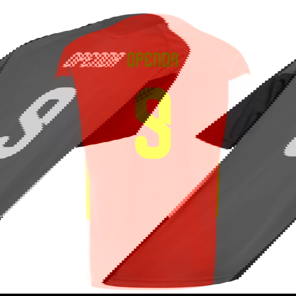 2026-2027 Belgium Training Jersey (Red) - Kids (Openda 9)