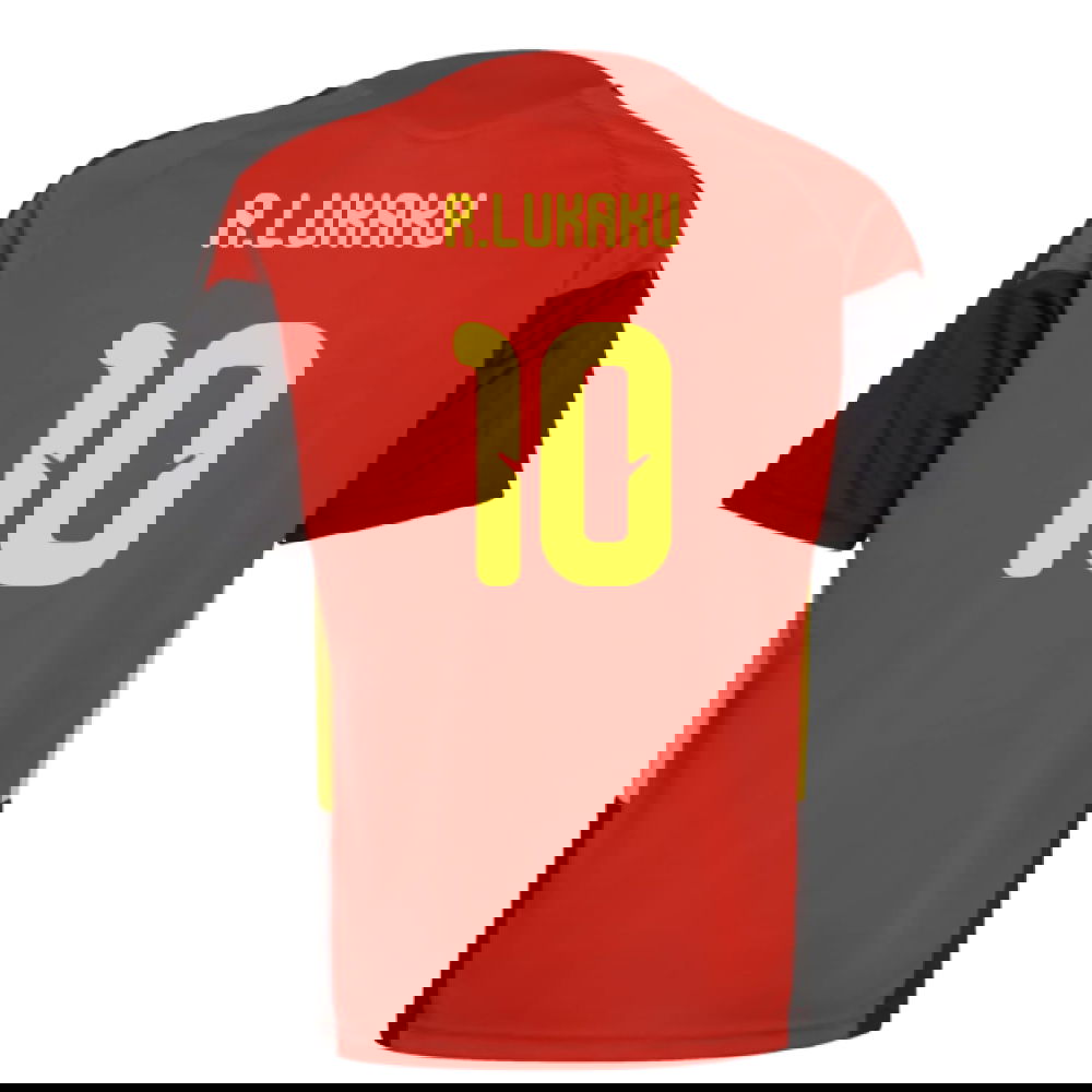 2026-2027 Belgium Training Jersey (Red) - Kids (R.Lukaku 10)