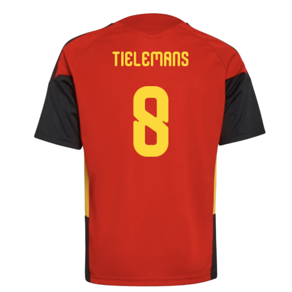 2026-2027 Belgium Training Jersey (Red) - Kids (Tielemans 8)