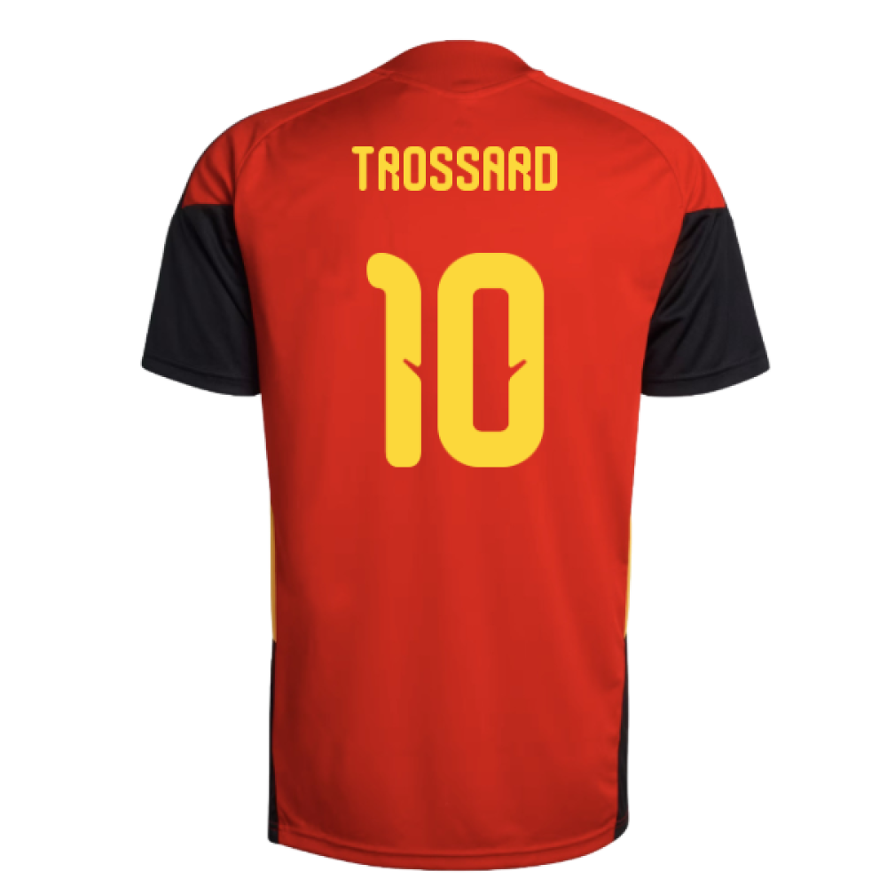 2026-2027 Belgium Training Jersey (Red) (Trossard 10)