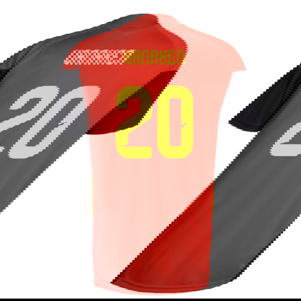 2026-2027 Belgium Training Jersey (Red) (Vanaken 20)