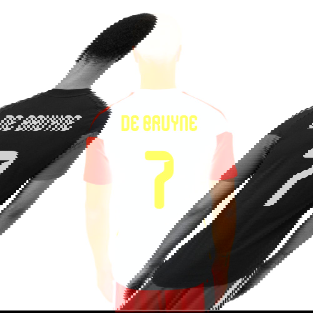2026-2027 Belgium Training Tee (Black) (De Bruyne 7)