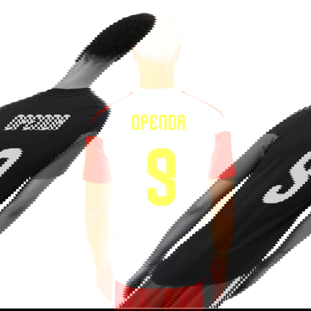 2026-2027 Belgium Training Tee (Black) (Openda 9)