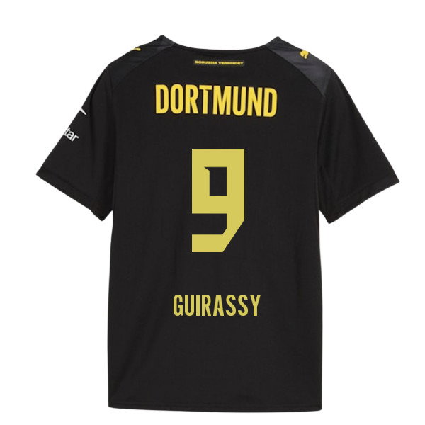 2026-2027 Borussia Dortmund Away Shirt (Kids) (Guirassy 9)