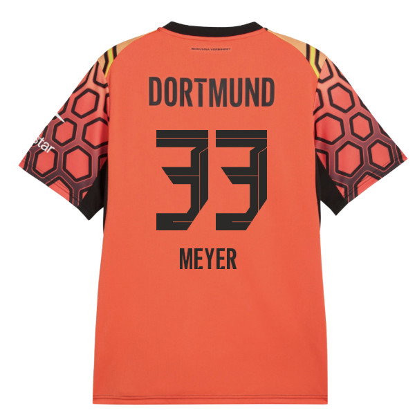 2026-2027 Borussia Dortmund Home Goalkeeper Shirt (Red) (Meyer 33)