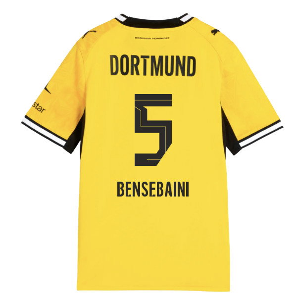 2026-2027 Borussia Dortmund Home Shirt (Kids) (Bensebaini 5)