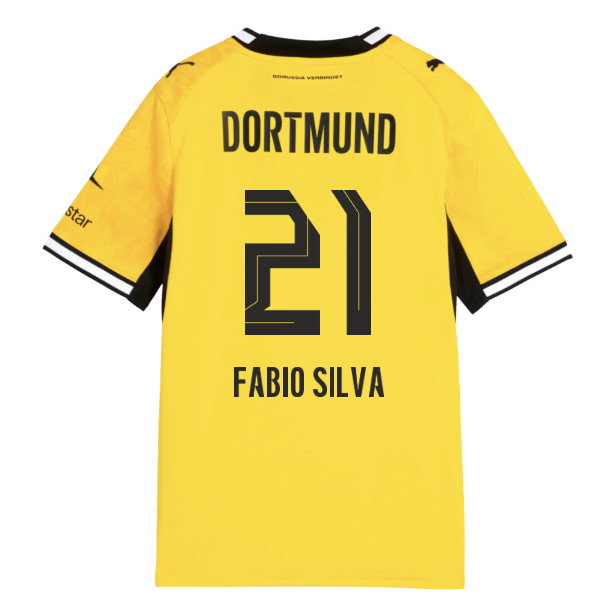 2026-2027 Borussia Dortmund Home Shirt (Kids) (Fabio Silva 21)
