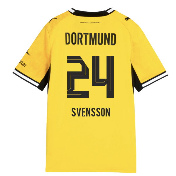 2026-2027 Borussia Dortmund Home Shirt (Kids) (Svensson 24)
