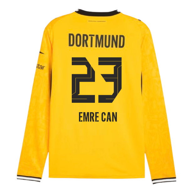 2026-2027 Borussia Dortmund Long Sleeve Home Shirt (Emre Can 23)