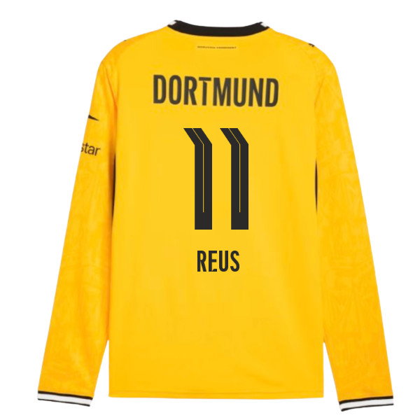 2026-2027 Borussia Dortmund Long Sleeve Home Shirt (Reus 11)