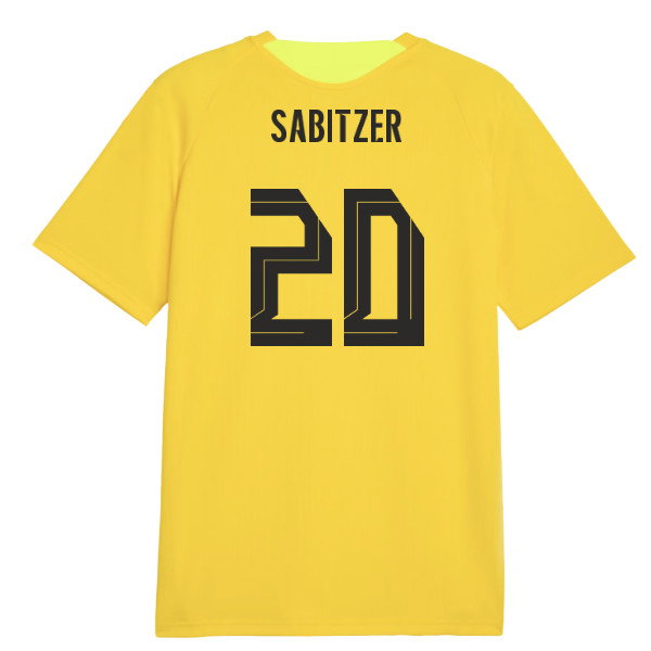 2026-2027 Borussia Dortmund Training Jersey (Yellow) (Sabitzer 20)