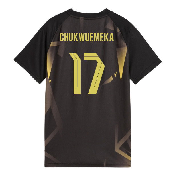 2026-2027 Borussia Dortmund Warm Up Jersey (Black) (Chukwuemeka 17)
