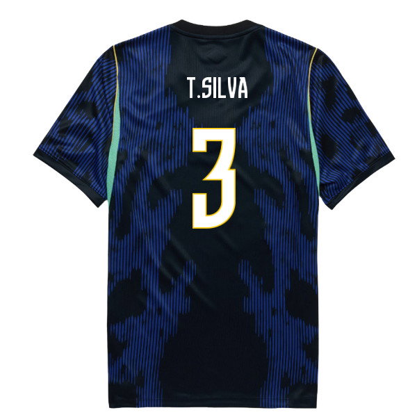 2026-2027 Brazil Away Shirt (Kids) (T.Silva 3)