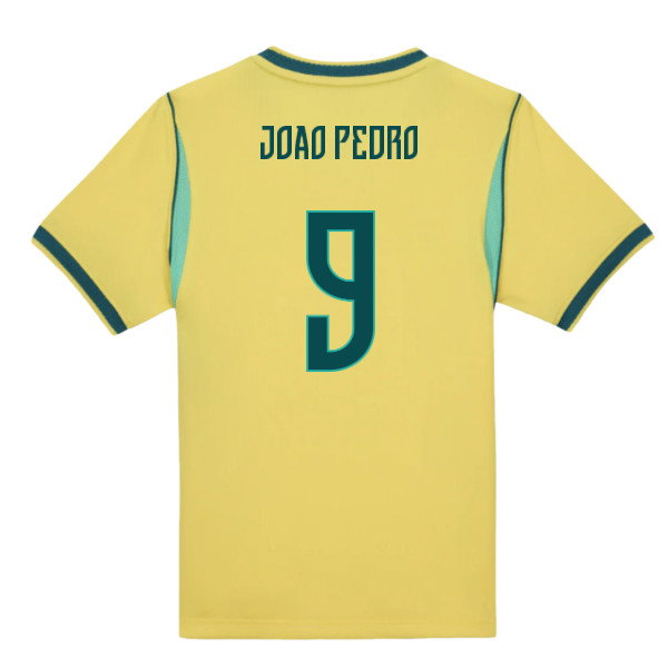 2026-2027 Brazil Home Little Boys Mini Kit (Joao Pedro 9)