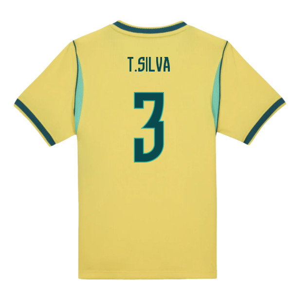 2026-2027 Brazil Home Little Boys Mini Kit (T.Silva 3)