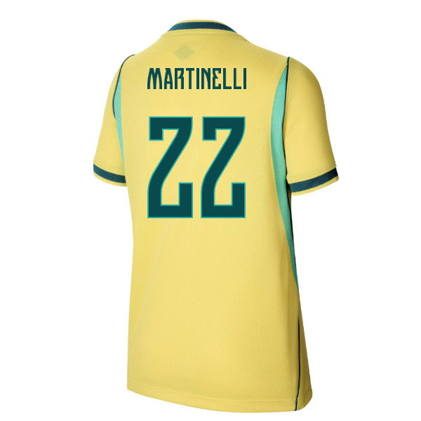2026-2027 Brazil Home Shirt (Kids) (Martinelli 22)