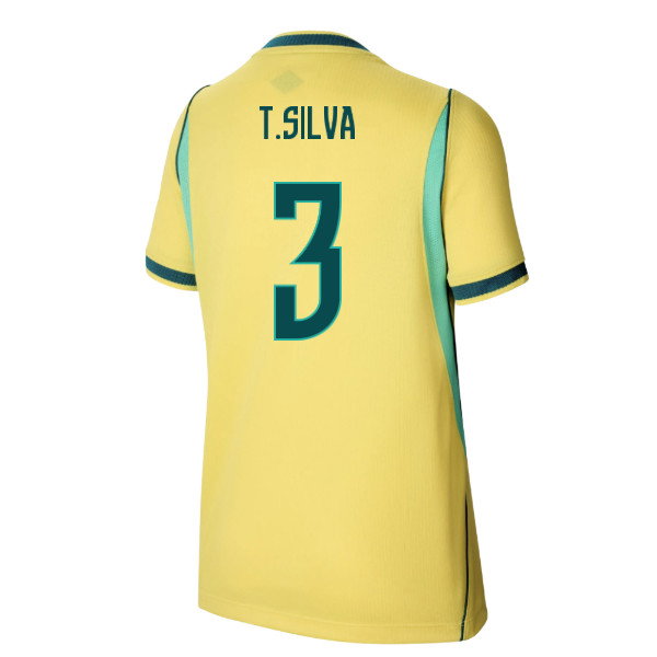 2026-2027 Brazil Home Shirt (Kids) (T.Silva 3)