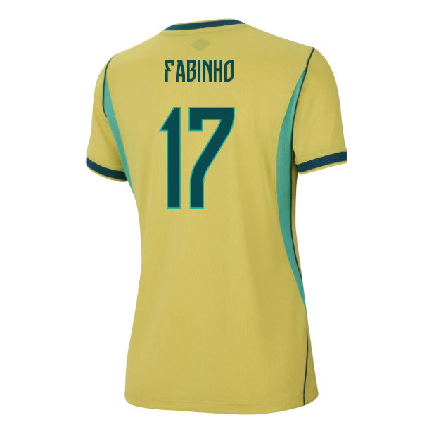 2026-2027 Brazil Home Shirt (Womens) (Fabinho 17)