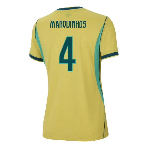 2026-2027 Brazil Home Shirt (Womens) (Marquinhos 4)