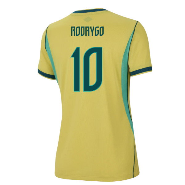 2026-2027 Brazil Home Shirt (Womens) (Rodrygo 10)