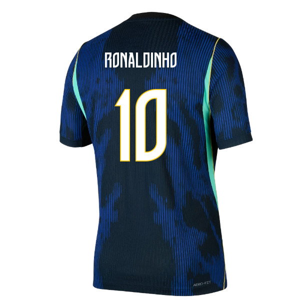 2026-2027 Brazil Match Away Jordan Aero-FIT Authentic Shirt (Ronaldinho 10)