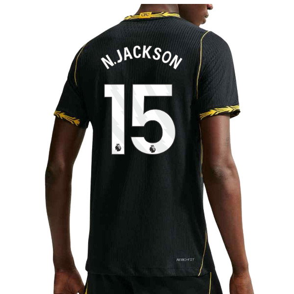 2026-2027 Chelsea Authentic Aero-Fit Away Match Shirt (N.Jackson 15)