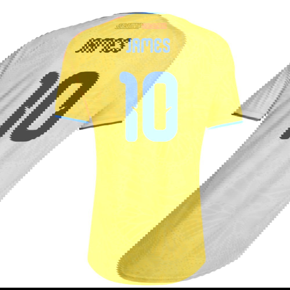 2026-2027 Colombia Authentic Home Shirt (James 10)